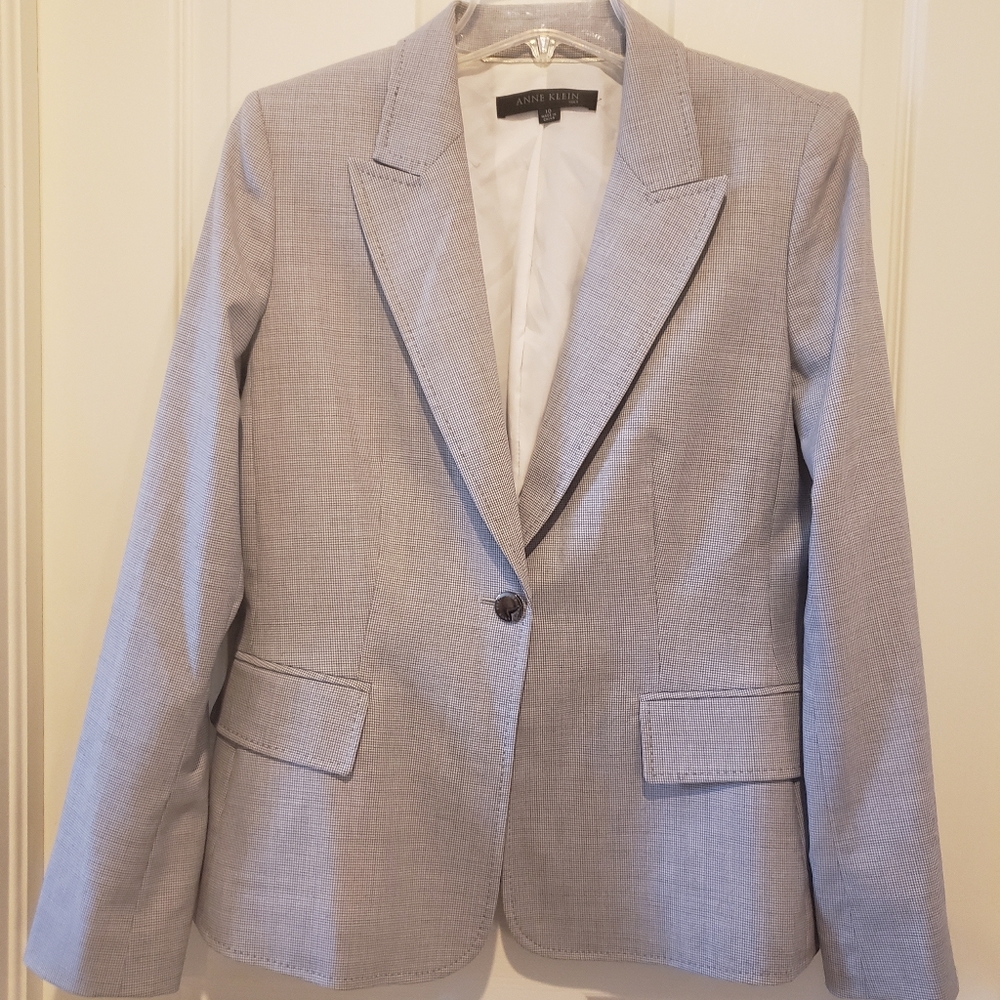 Anne Klein Gray Blazer Sz. 10